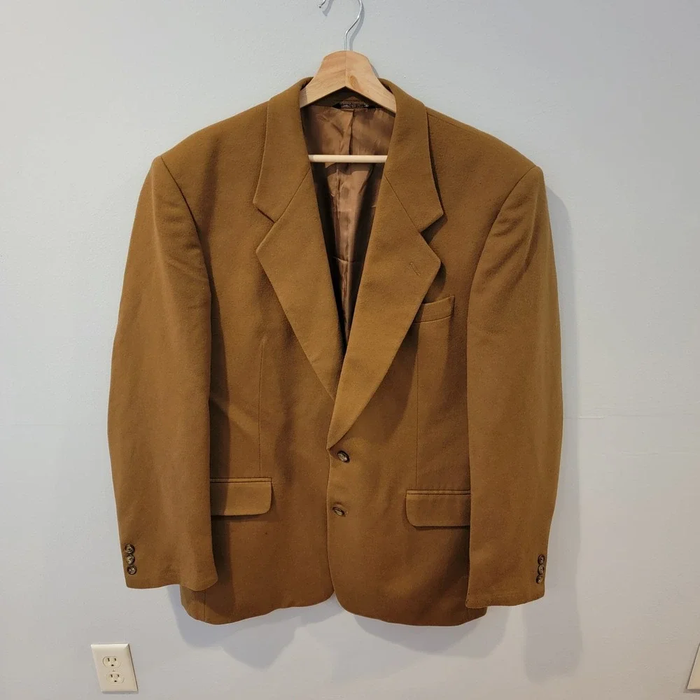 Vito Rufolo Blazer Wool Cashmere Blend‎ Mens Sport Coat Size 44 LN Italian Made